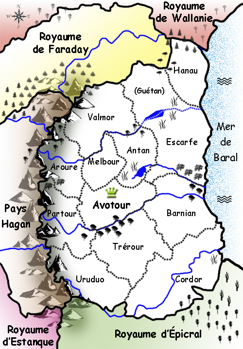 La carte d'Avotour