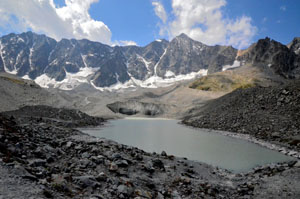 Serre Chevalier - le lac glacière d'Arsine