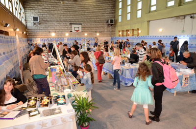 Vue d'une partie du Salon du livre de Sartrouville 2014